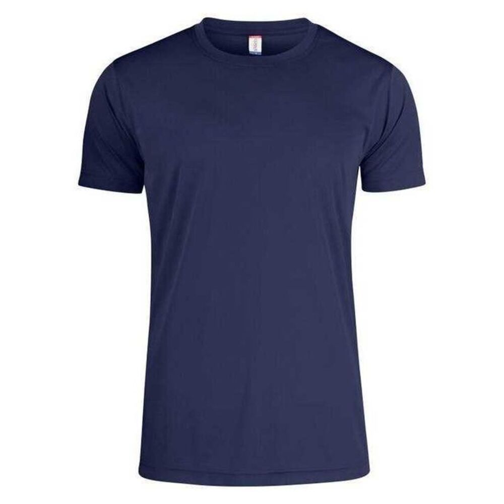 Clique Mens Basic Active T-Shirt / Dark Navy
